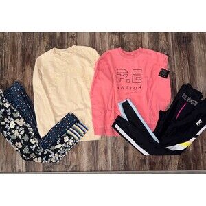 PE Nation The Upside Activewear Mega Lot XS XXS Sweatshirt Leggings Bundle Set